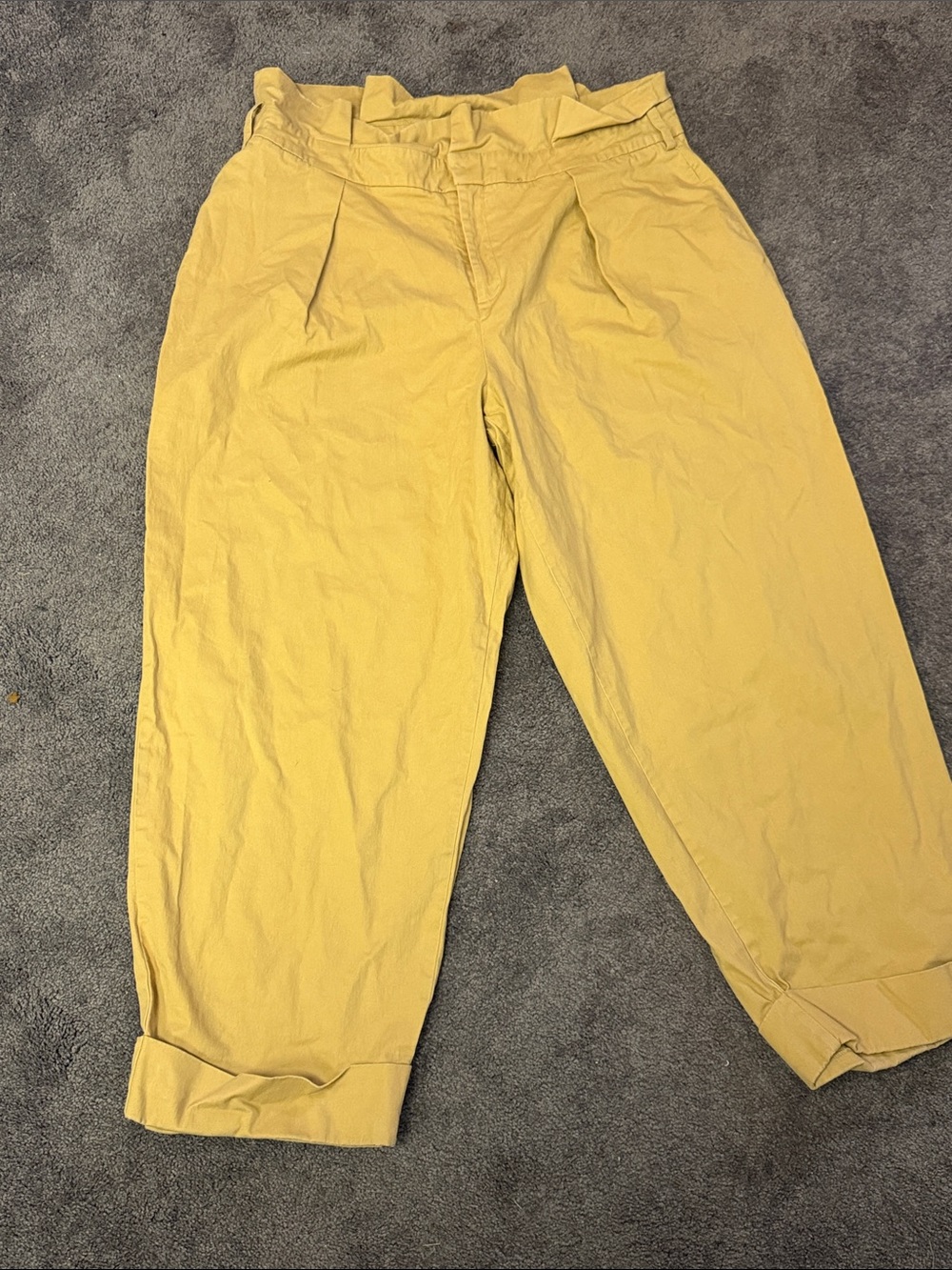 Paperbag Waist Chino Pants